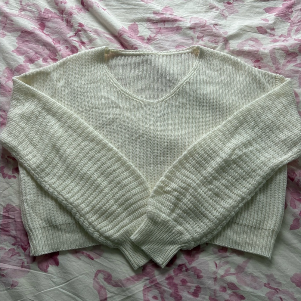 Cream Sweater Size S
